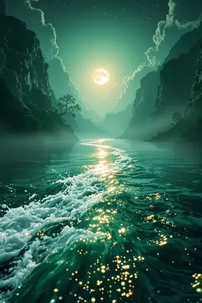 倒流的河 电影海报